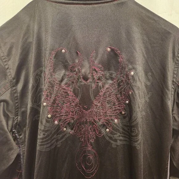 VTG Caffeine New York Men Size XL Black Y2K Light Weight Jacket Caffeine Culture